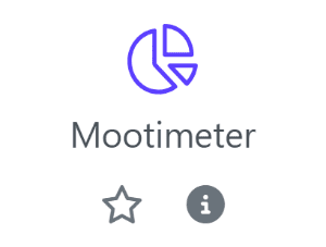 Ausschnitt der Aktivitätsauswahl mit Mootimeter-Icon.