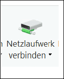 Symbolbild: Netzwerk mit der Unterschrift "Netzlaufwerk verbinden"