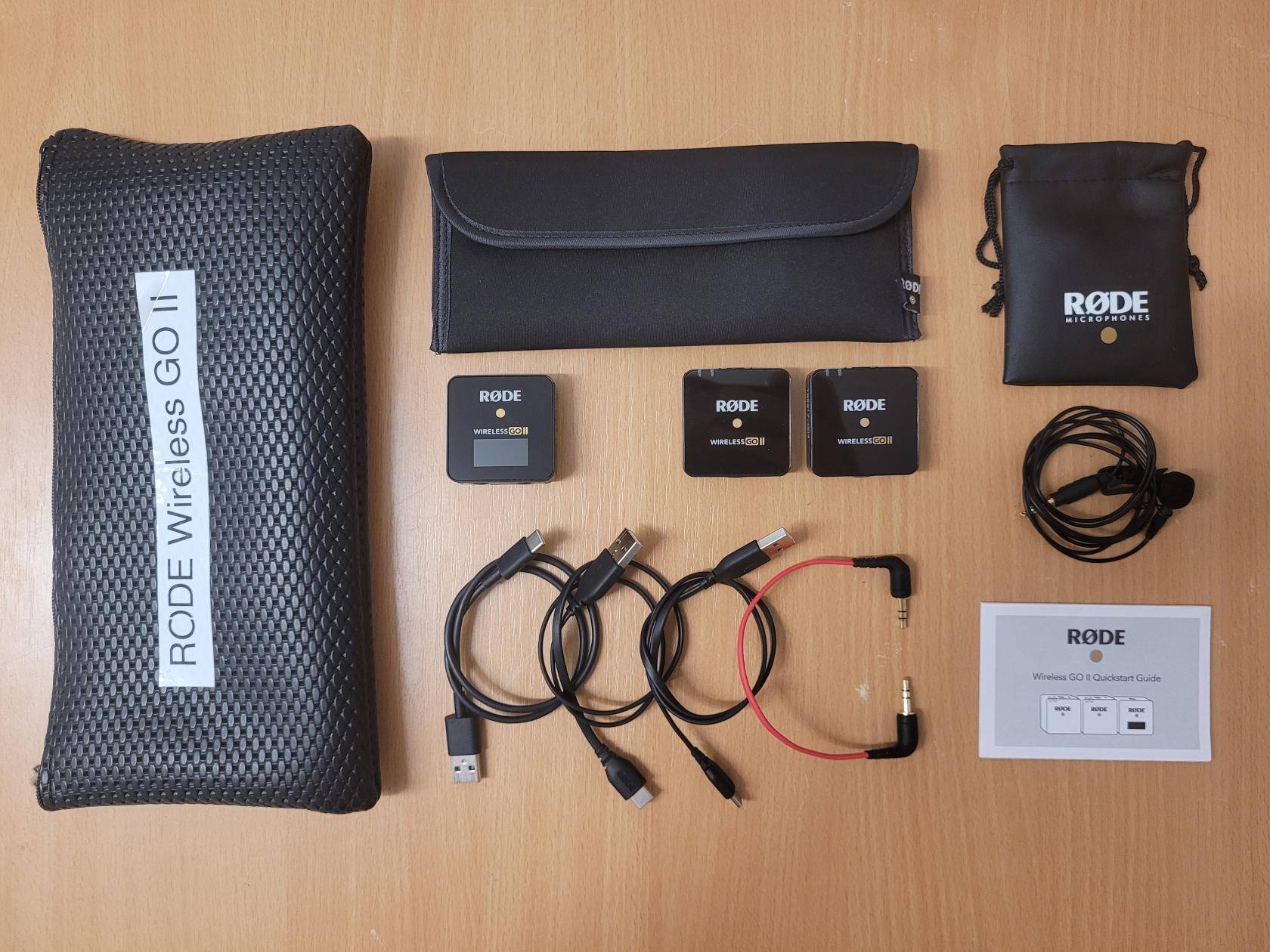 Bestandteile RODE Wireless GO II