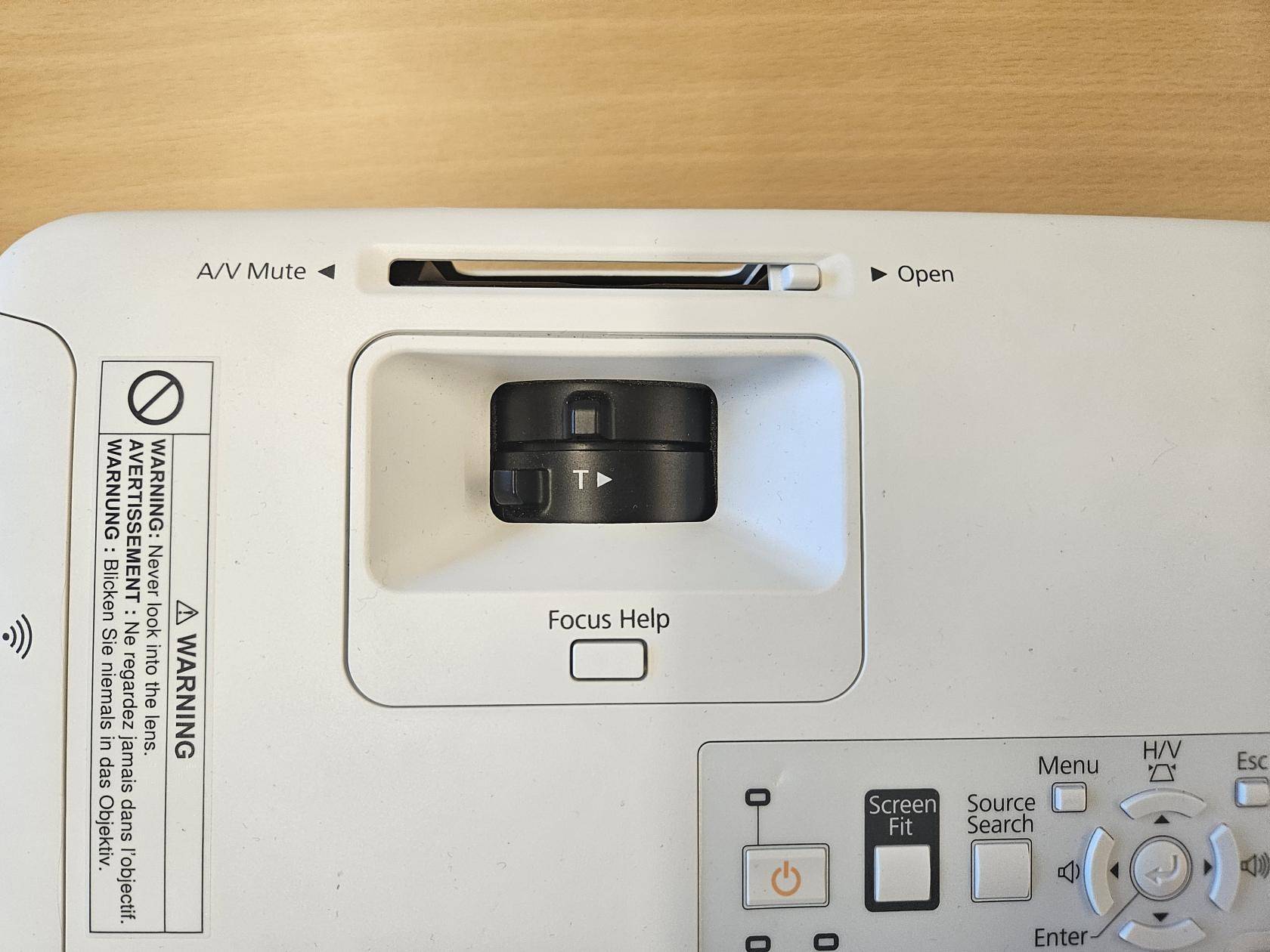 Bedienringe für Zoom und Fokus am Objektiv