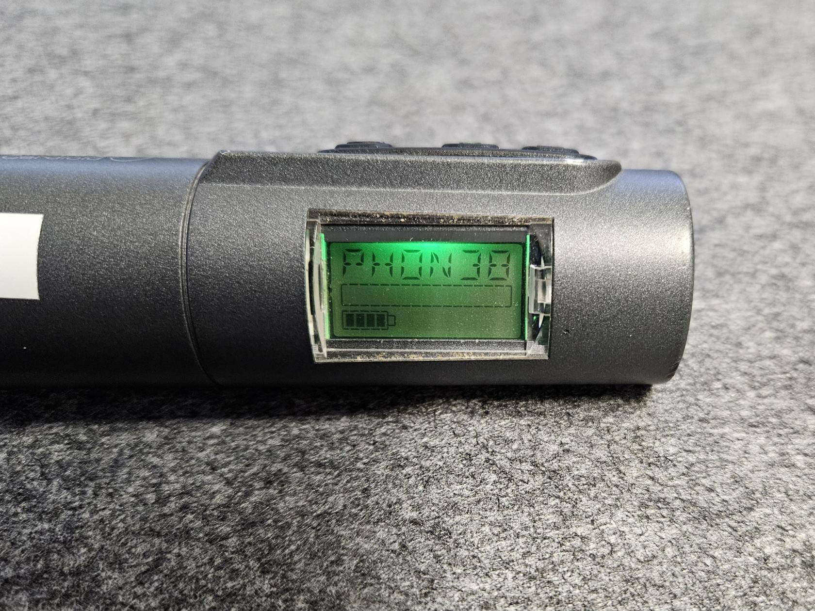 Kopfhörerlautstärke auf dem LCD-Display