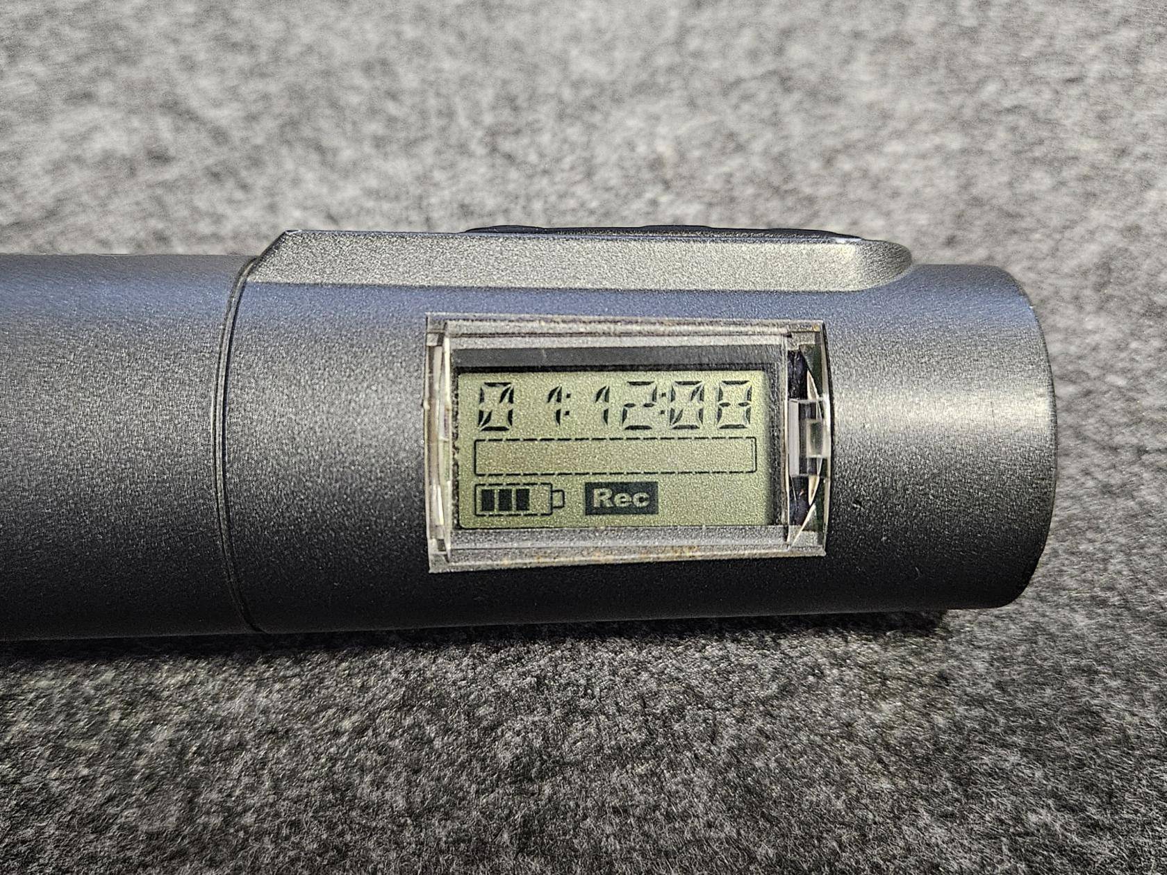 Display während einer laufenden Aufnahme