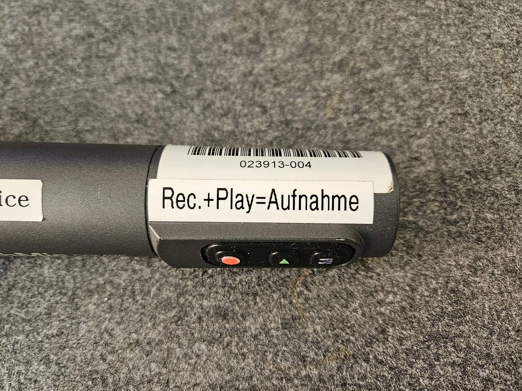 Beschriftung am FlashMic 2